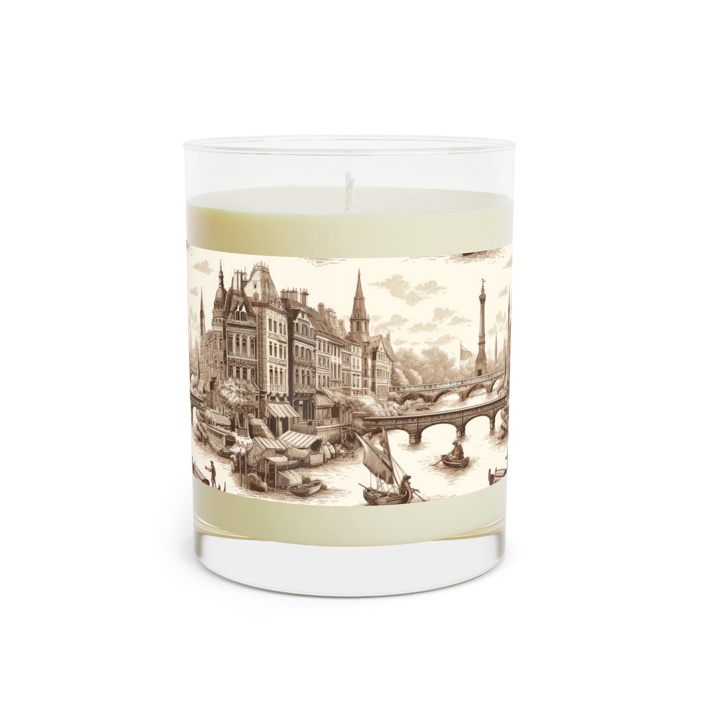 Venice Italy Scented Candle - Premium Design Printed On 11oz Glass, Not a Sticker Label