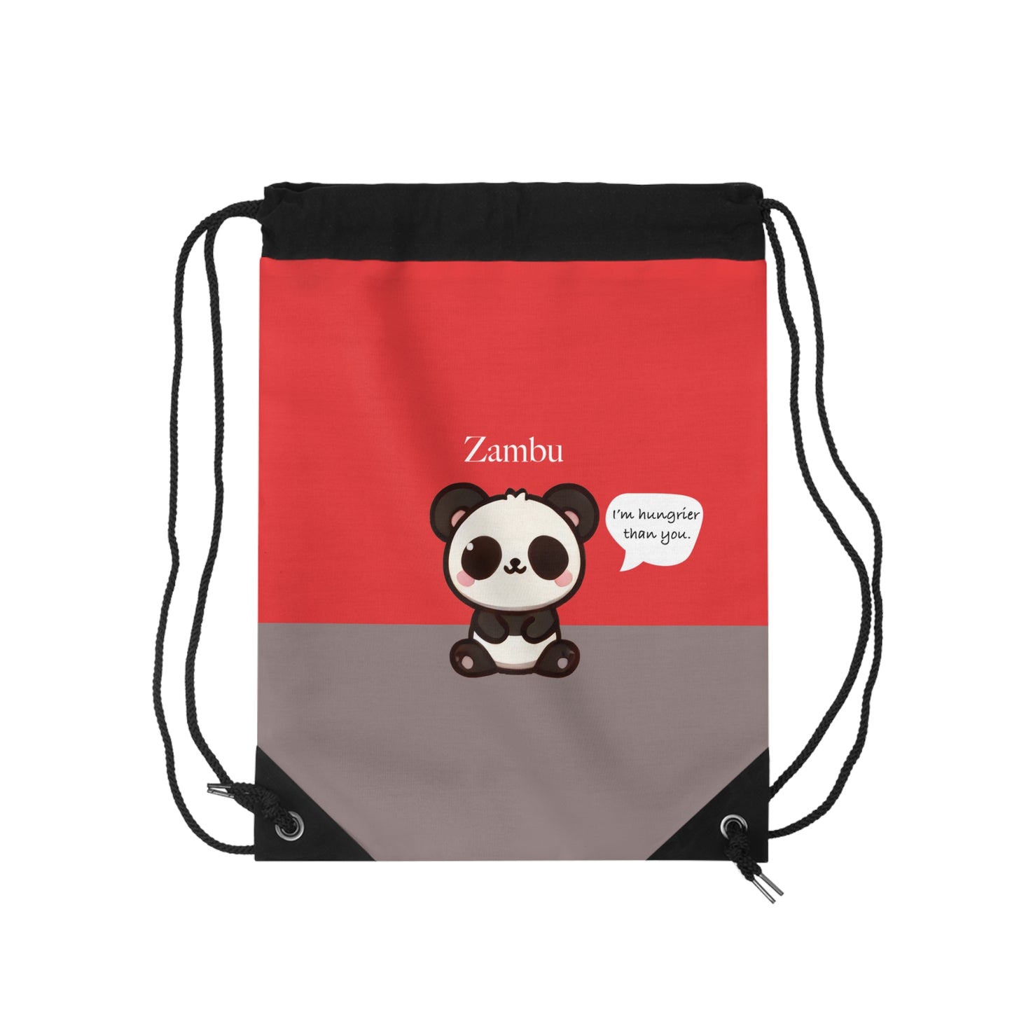 Zambu the Panda - Kawaii Designs Drawstring Bag